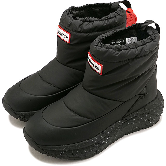 HUNTER（ハンター） グリップ ショート スノーブーツ UFS7100NYL-BLK