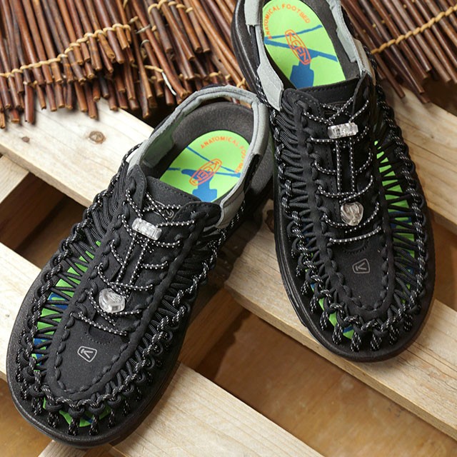 KEEN（キーン） メンズ ユニーク MEN UNEEK サンダル 靴 Black/HNB