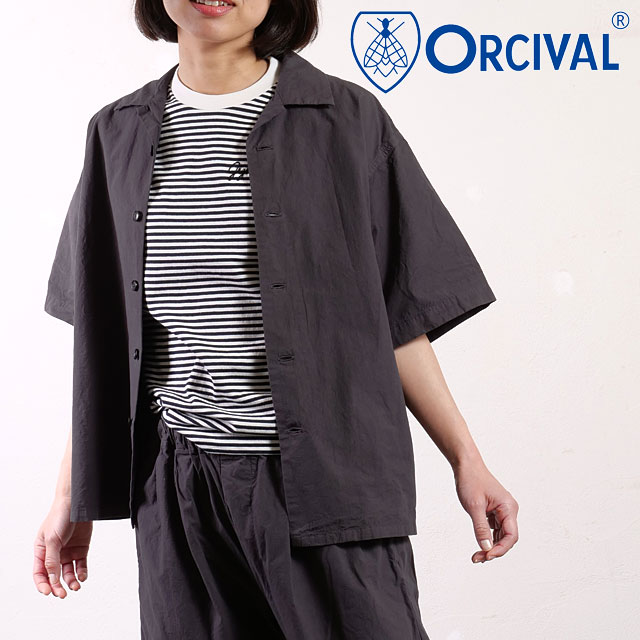 ORCIVAL（オーシバル） オープンカラー ショートスリーブシャツ OR