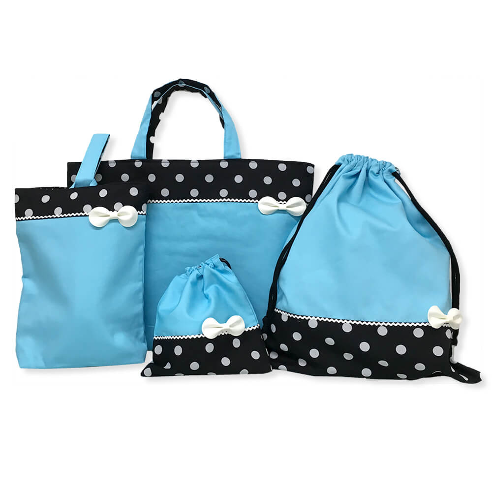 入園入学4点セット 袋物セット 女の子 レッスンバッグ 上履き入れ