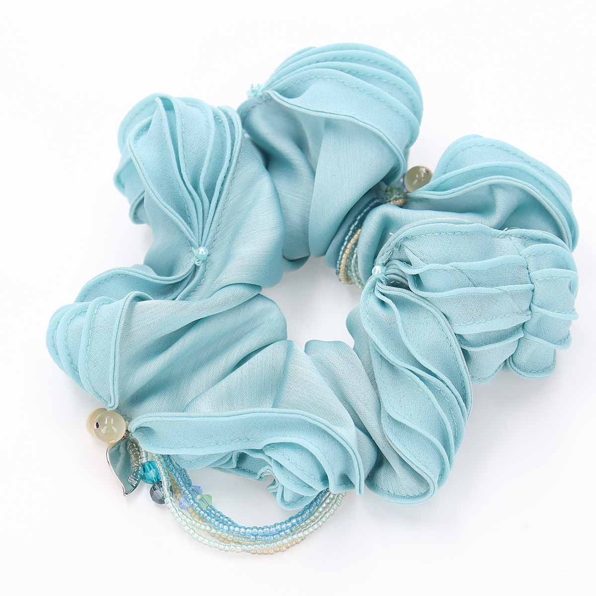 MisshKissh（ミッシュキッシュ） シュシュ 大きめ スワロフスキー