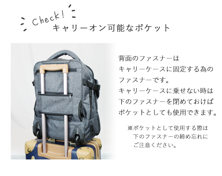 MOIERG（モアエルグ） リュックキャリー キャリーバッグ M Mサイズ