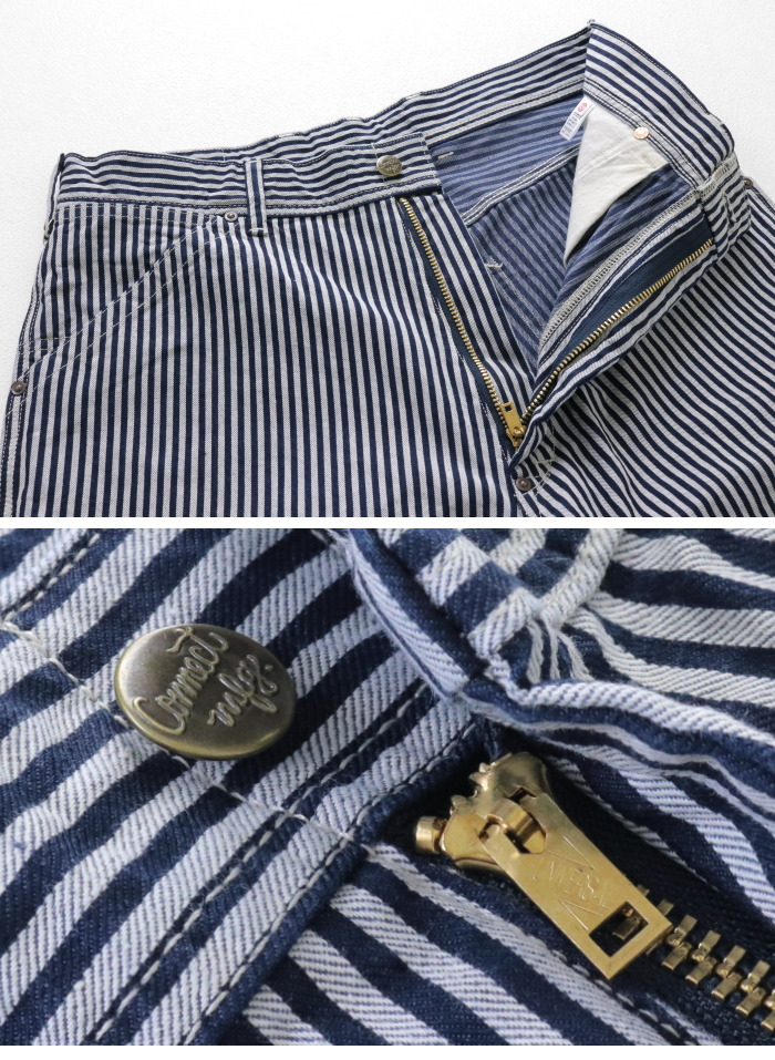 Pherrow's（フェローズ） ペインターパンツ ヒッコリーストライプ