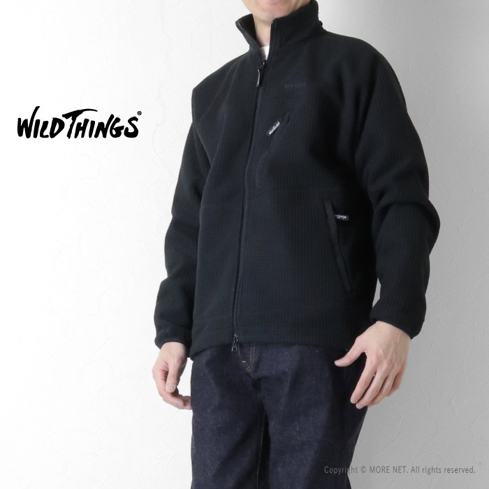WILD THINGS（ワイルドシングス） グリッドフリースジャケット