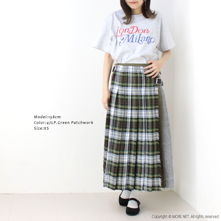 オニールオブダブリンローウエストラッププリーツスカートのおすすめ