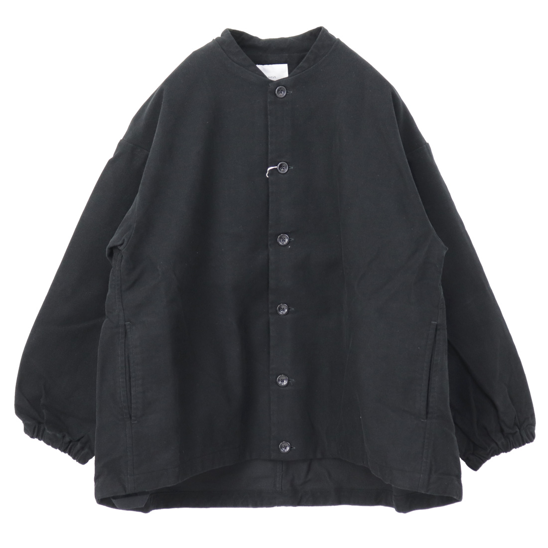 prit（プリット） 甘撚ドビースエード起毛 ネルーカラー裾ヒモショート