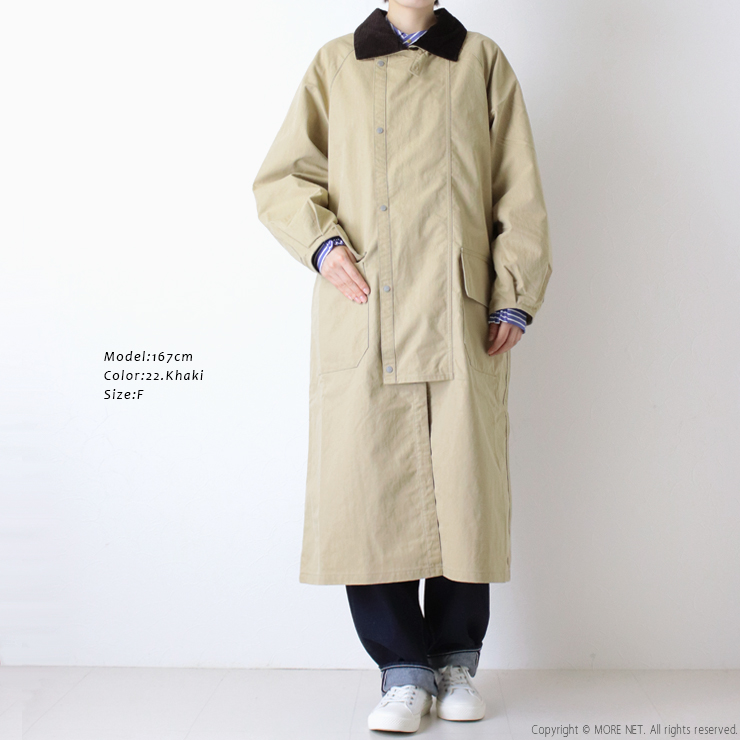 ANTGAUGE（アントゲージ） コットンナイロンコート AA756 ロングコート
