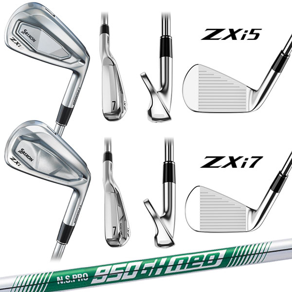 SRIXON 爆買 スリクソン ZXi5とZXi7のコンボセット 5本セット(ZXi5-6I