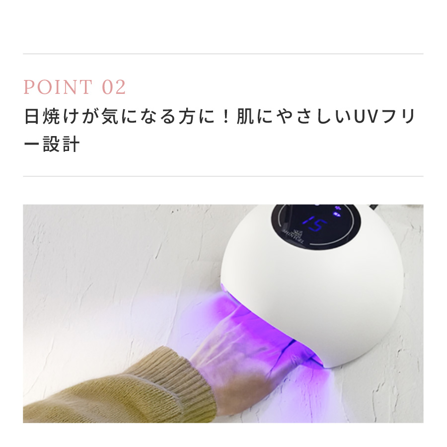 SHINYGEL：ジェルネイル用 LEDランプ 18W（ネイル用LEDライト