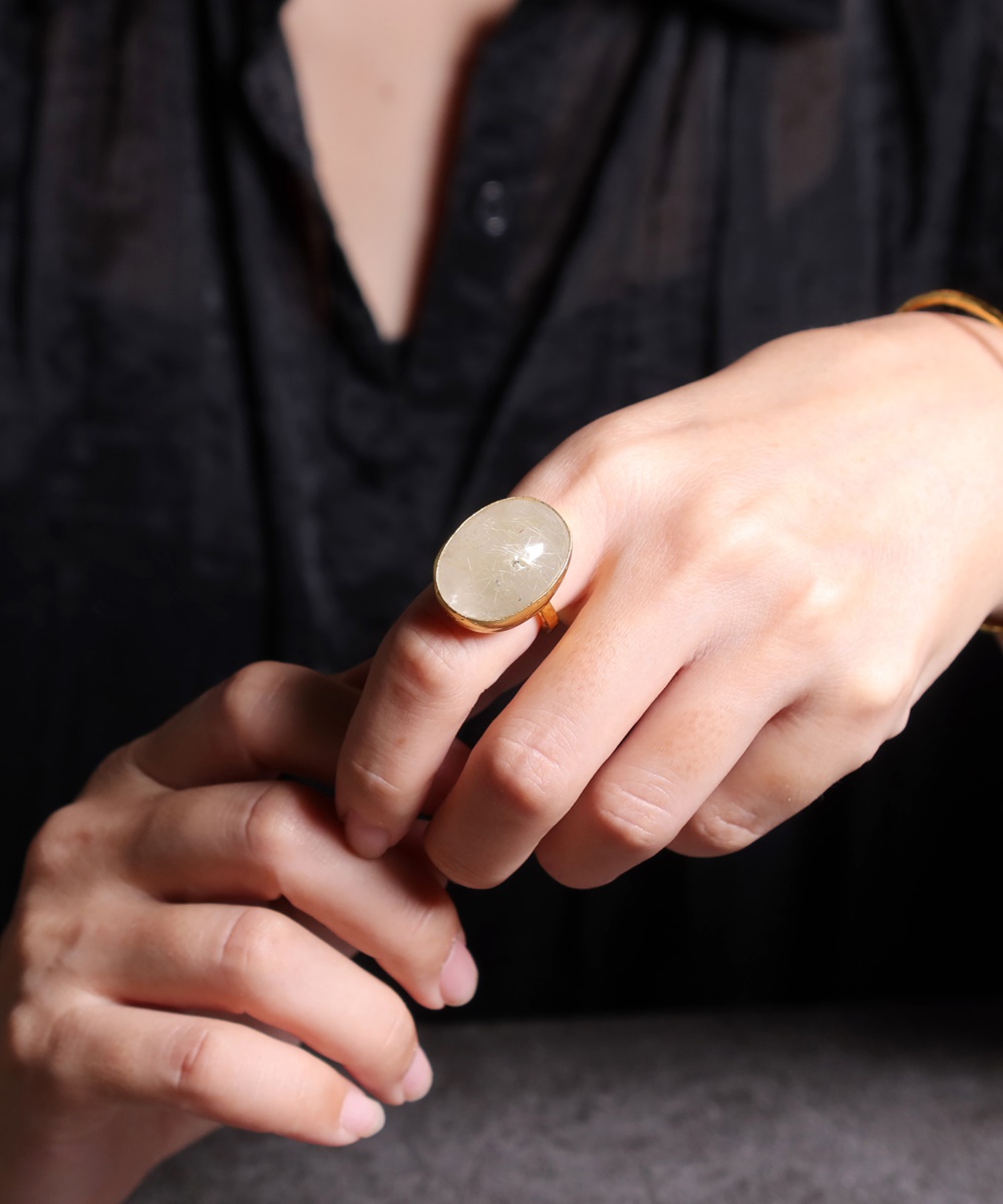 nanotta（ナノッタ） 天然石 リング 指輪 レディース 22金 22K