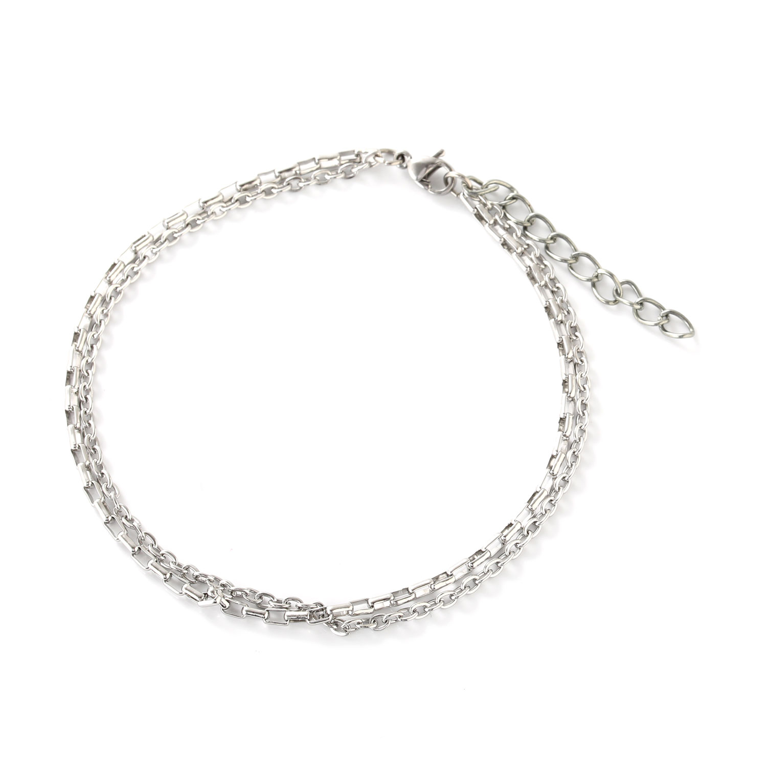 アンクレット メンズ レディース つけっぱなし ペア おそろい シルバー