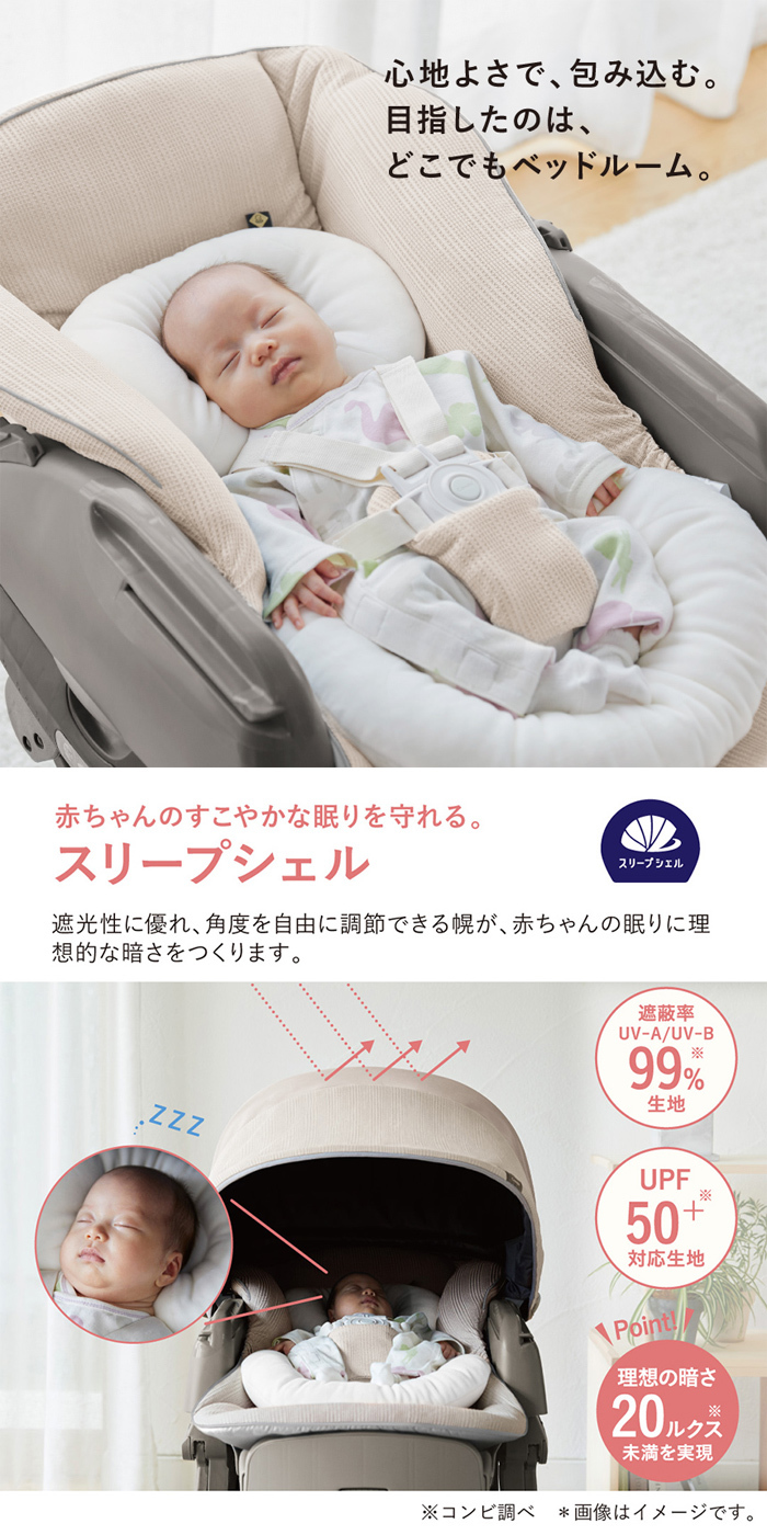 Combi（コンビ） ホワイトレーベル ネムリラ AUTO SWING BEDi Long