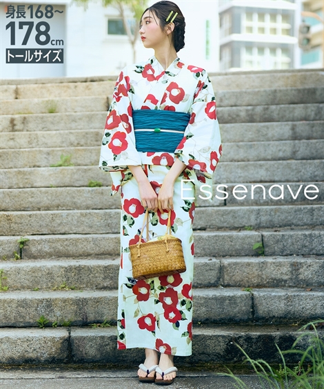 ニッセン（nissen） 浴衣 トールサイズ レディース 高身長 花柄ゆかた