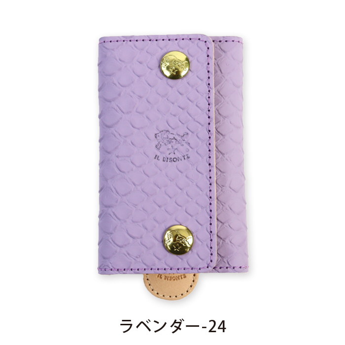 IL BISONTE（イルビゾンテ） キーケース 日本限定パイソンエンボスド