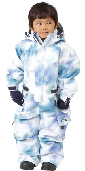 ポンタぺス（PONTAPES） スノーボードウェア ワンピース キッズ スキー