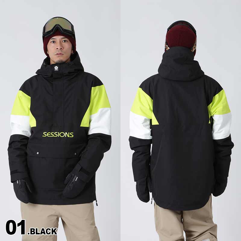 SESSIONS/セッションズ メンズ スノーウェア プルオーバー ジャケット