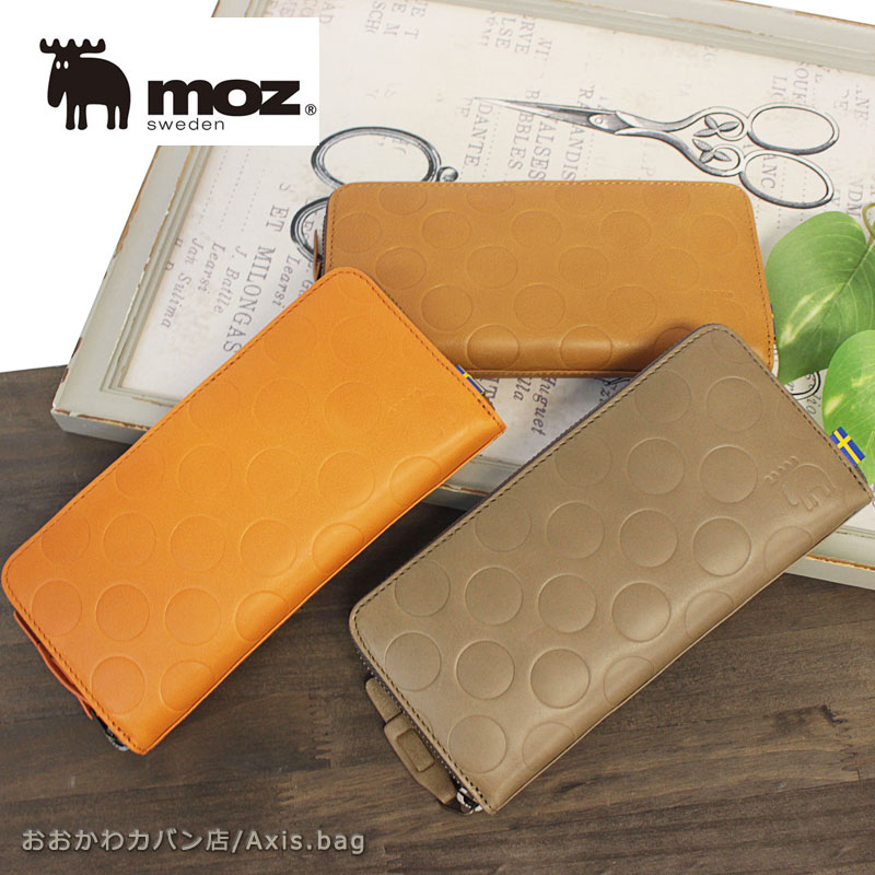 MOOMIN（ムーミン） モズ MOZ moz ラウンドファスナー長財布 dot