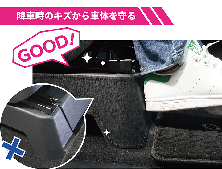 特許取得済）シートキックガード6点セット トヨタ ノア/ヴォクシー