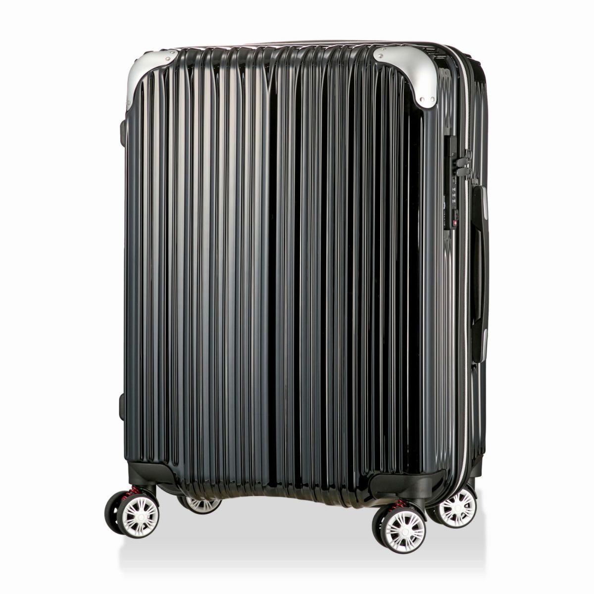 トライデント 抗菌 スーツケース Mサイズ 4〜6泊 ジッパータイプ 拡張