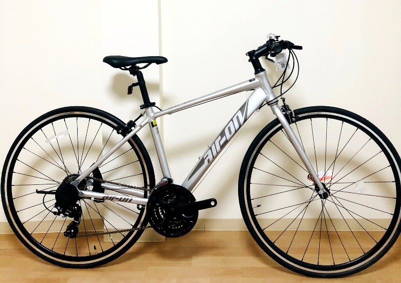 クロスバイク サカモト 700C エアーオン II (マットシルバー) SAKAMOTO