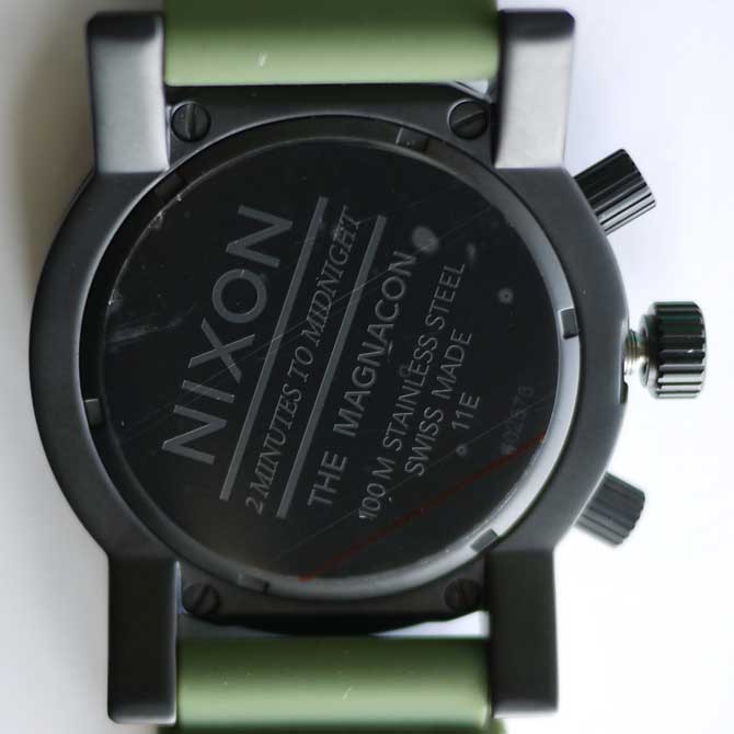 NIXON（ニクソン） 腕時計 メンズ マグナコン 黒/緑 ブラック アナログ