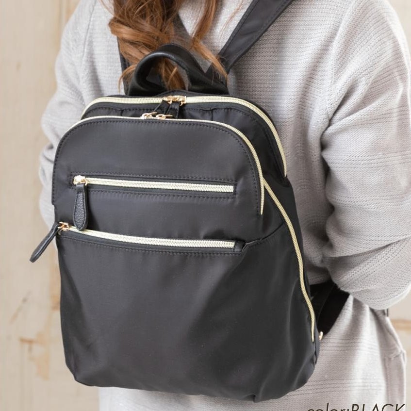 リュックサック バックパック ナイロンリュック ブラック No.99373
