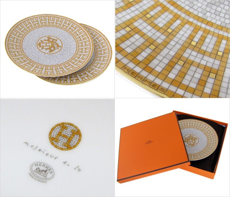 HERMES（エルメス） モザイク ヴァンキャトル 026007P 21cm デザート