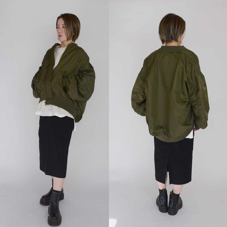 美品】ジャーナルスタンダード アクアリンク ダウン MA1 オリーブ M