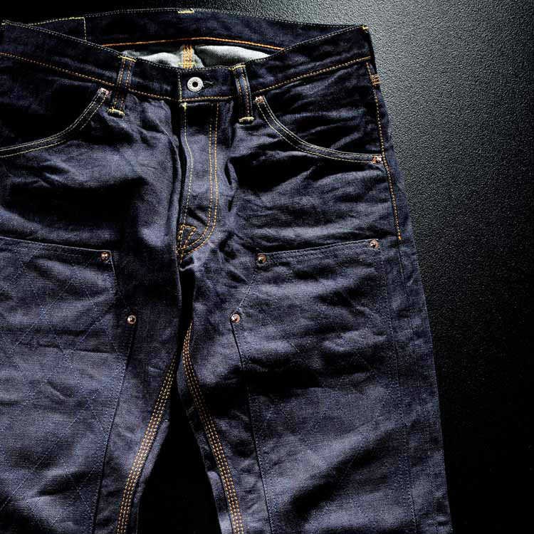 倉敷天領デニム TENRYO DENIM オリジナルダブルニーワークパンツ