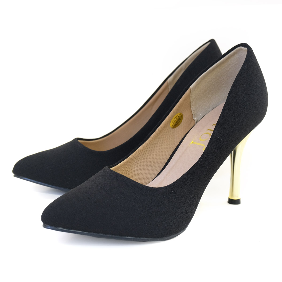 AmiAmi（アミアミ） パンプス レディース メタリック9cmヒール