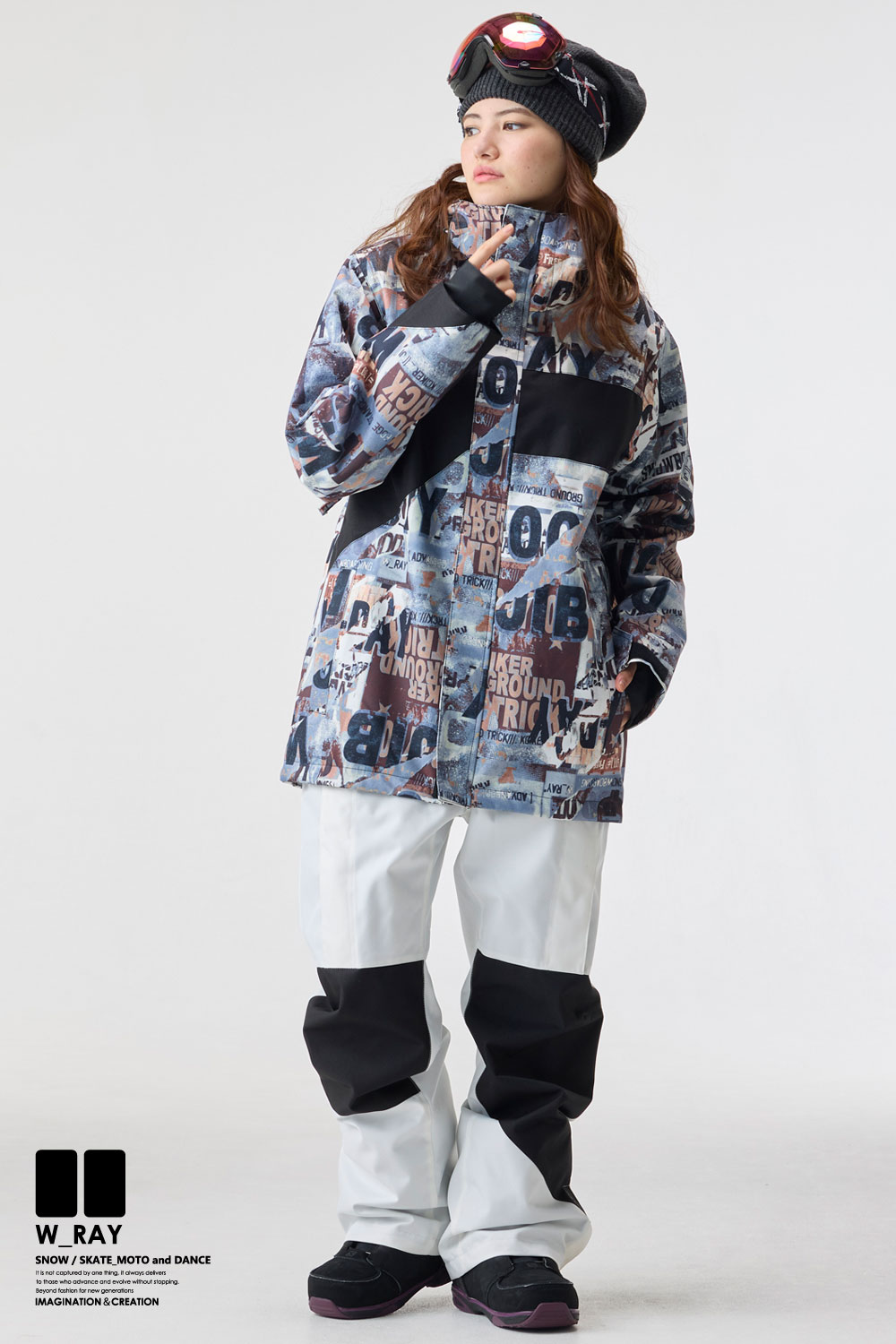リアリズム スノーボード ウェア レディース 上下 セット スノボ