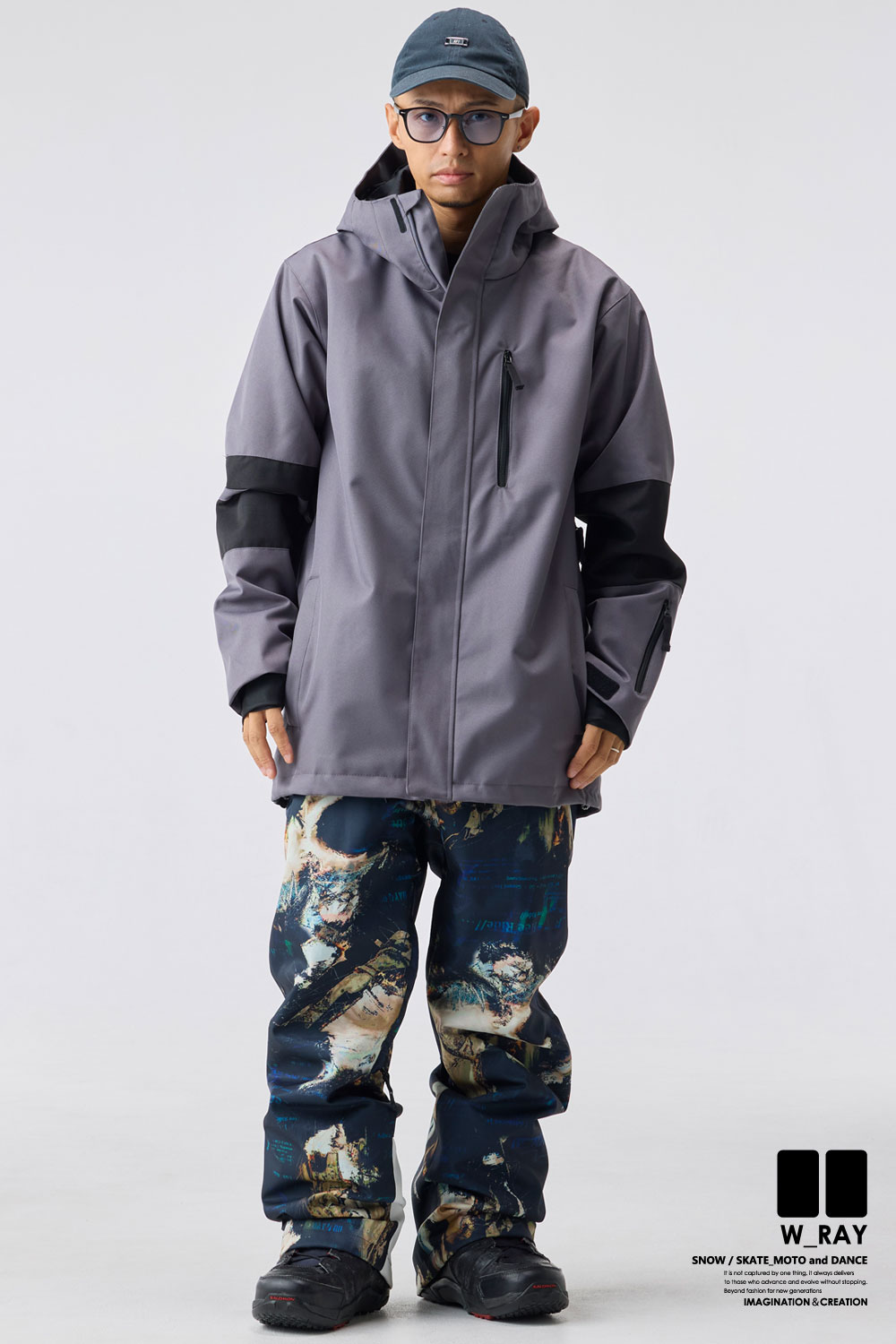 リアリズム スノーボード ウェア メンズ レディース 上下 セット