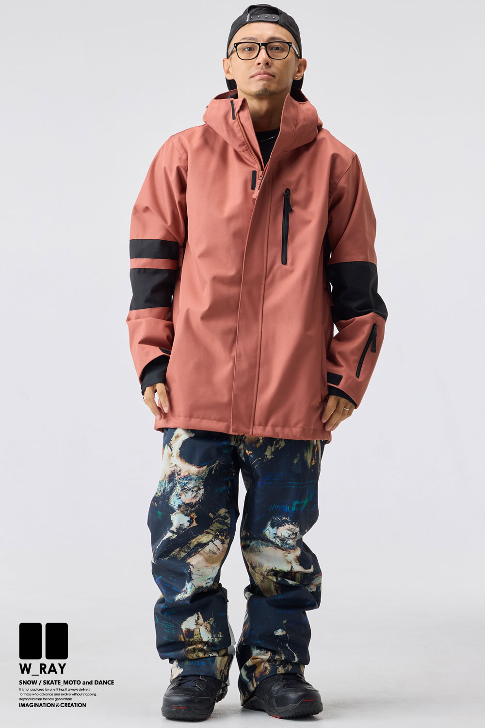 リアリズム スノーボード ウェア メンズ レディース 上下 セット