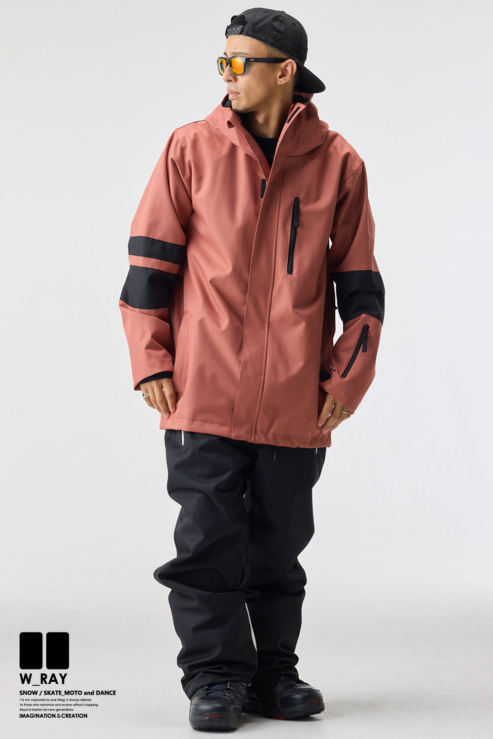 リアリズム スノーボード ウェア メンズ レディース 上下 セット