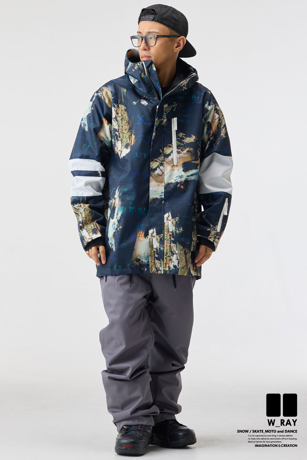 リアリズム スノーボード ウェア メンズ レディース 上下 セット
