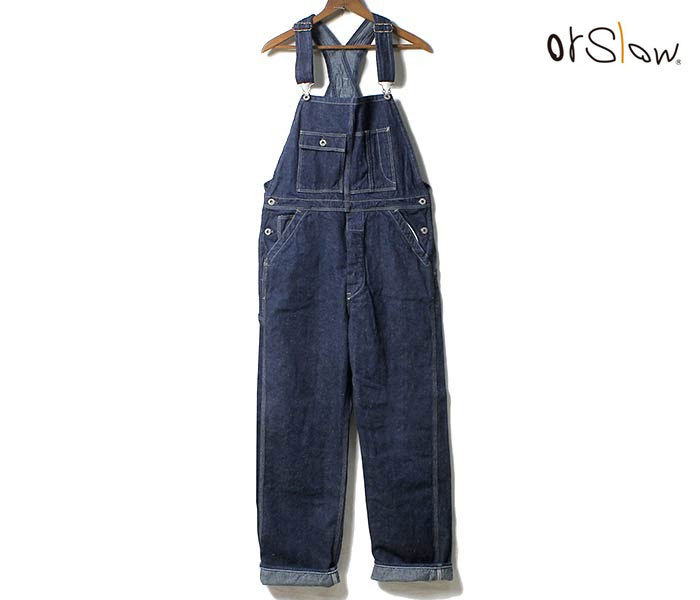 orSlow（オアスロウ） デニム オーバーオール 1930S DENIM OVERALL