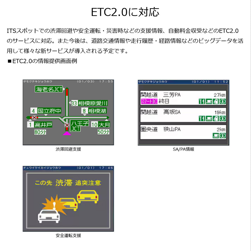 ケンウッド ETC-N3000 KENWOOD ETC2.0車載器 アンテナ分離型 カーナビ