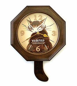 わちふぃーるど（WachiField） ダヤン 時計 テイル振子時計 にゃん