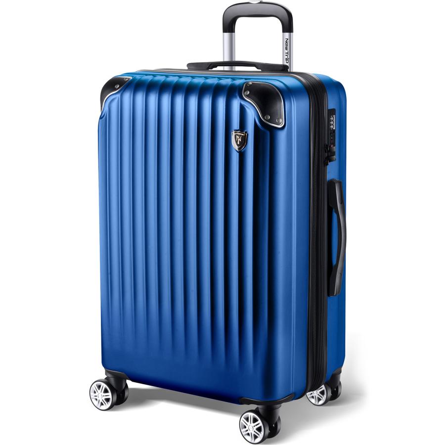 New Trip スーツケース 拡張機能付き キャリーケース キャリーバッグ L