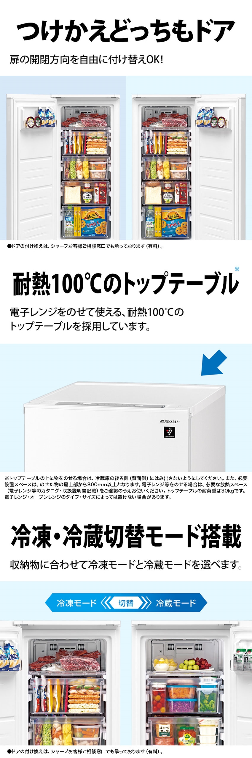 SHARP（シャープ） 冷凍庫 家庭用 126L 1ドア冷凍庫 幅495mm SHARP