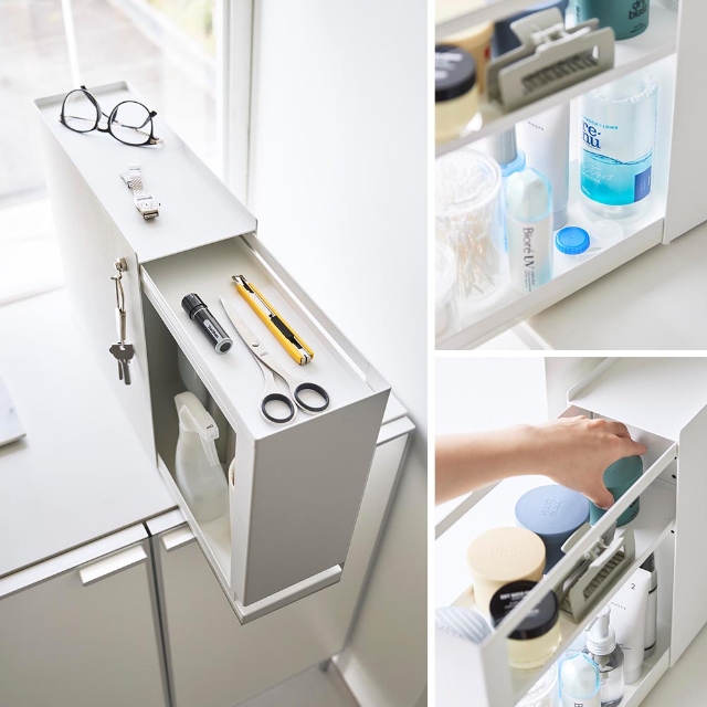 tower 山崎実業 隠せる引き出し収納 タワー 4903208014281