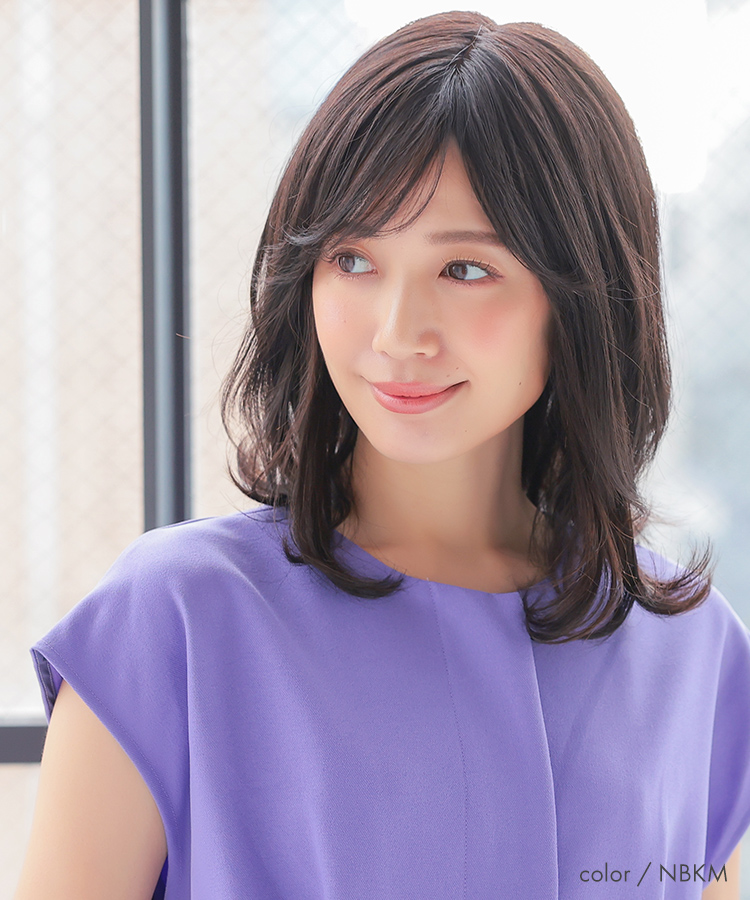 AQUADOLL VENUS 返品補償あり 医療用ウィッグ 人毛 mix ミディアム