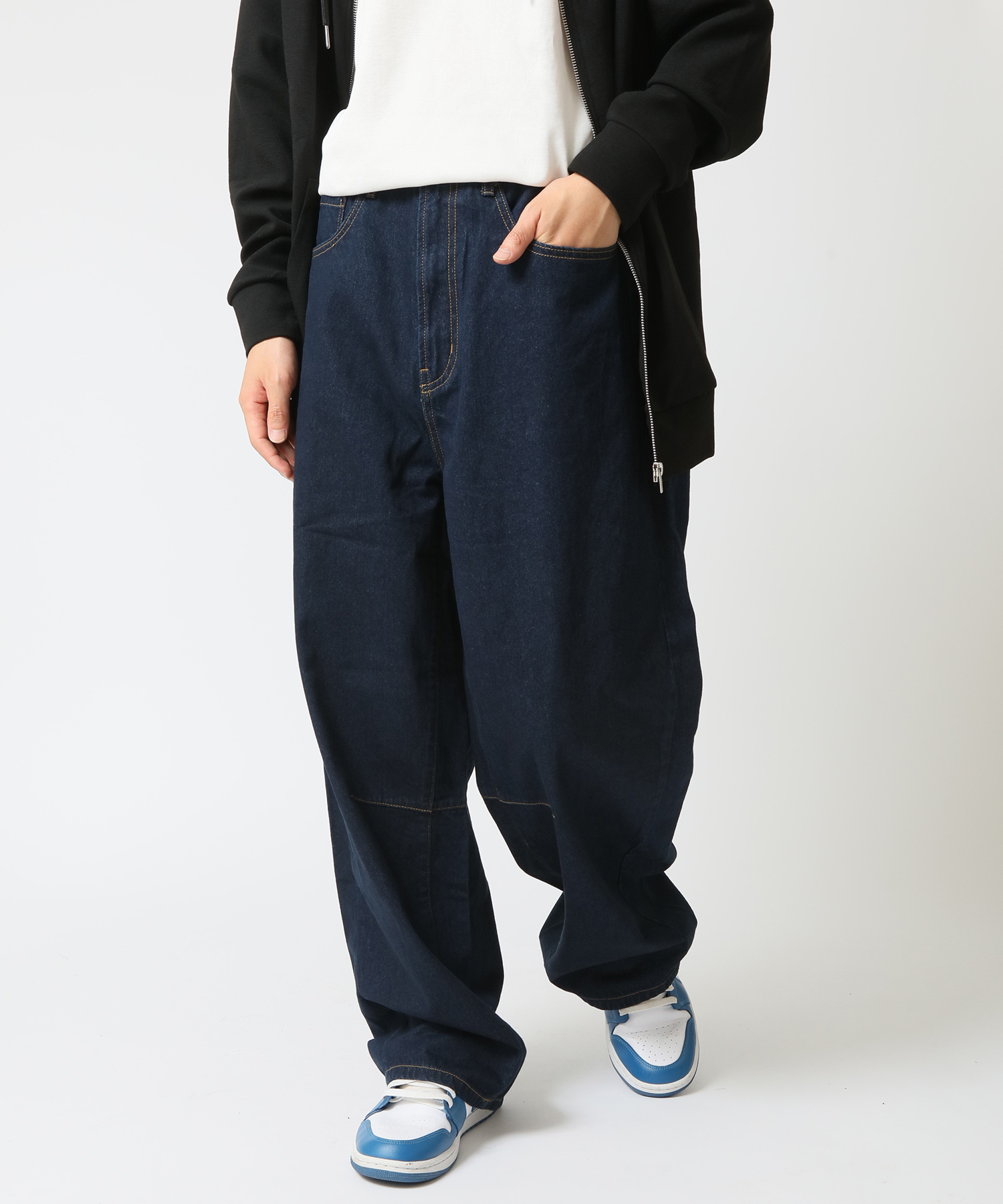 ARCADE（アーケード） ワイド デニムパンツ メンズ ジーンズ ワイド