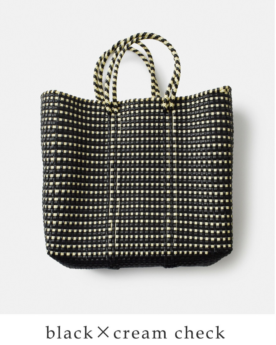 Letra（レトラ） メルカドバッグ S CROSS LINE MINI CHECK mcheck