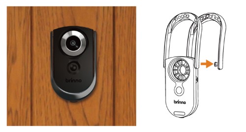 Brinno(ブリンノ)ドアスコープ カメラ 動体検知機能 振動センサー搭載