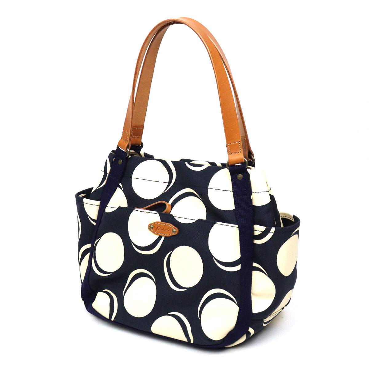 Dakota（ダコタ） トートバッグ(大) ドット 帆布 コットン シンピット
