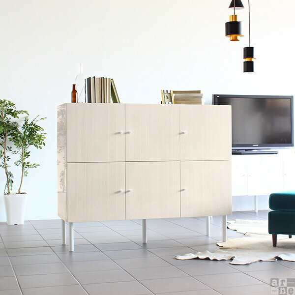 arne（アーネ） サイドボード ホワイト リビングボード 白