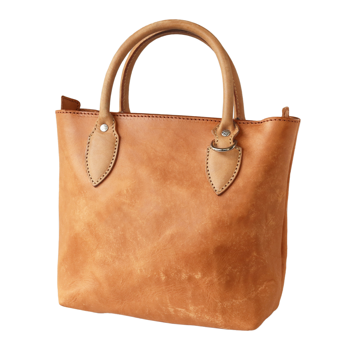 ミニトート イタリアンレザー タンニン鞣し革 トートバッグ レザー