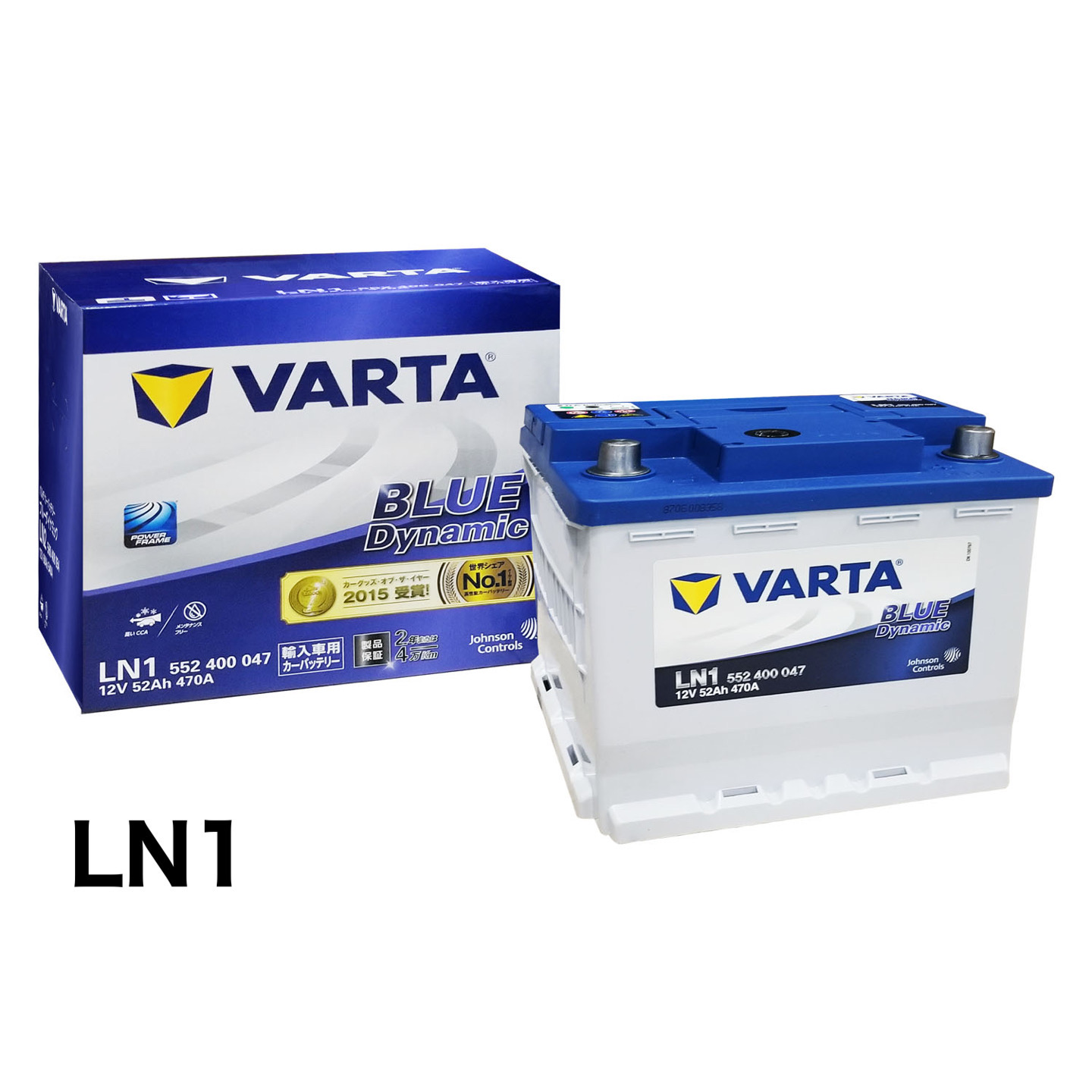 VARTA GRヤリス MXPA12 バッテリー VARTA BLUE Dynamic バルタ ブルー