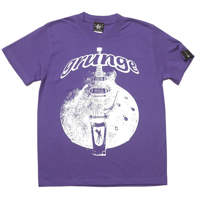 レディースセレクト グランジ (grunge) Tシャツ (V.パープル)-X-半袖